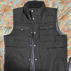Goodfellow & Co. XL Mid-weight Corduroy Collar Vest (Black)